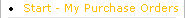 Start - My Purchase Orders